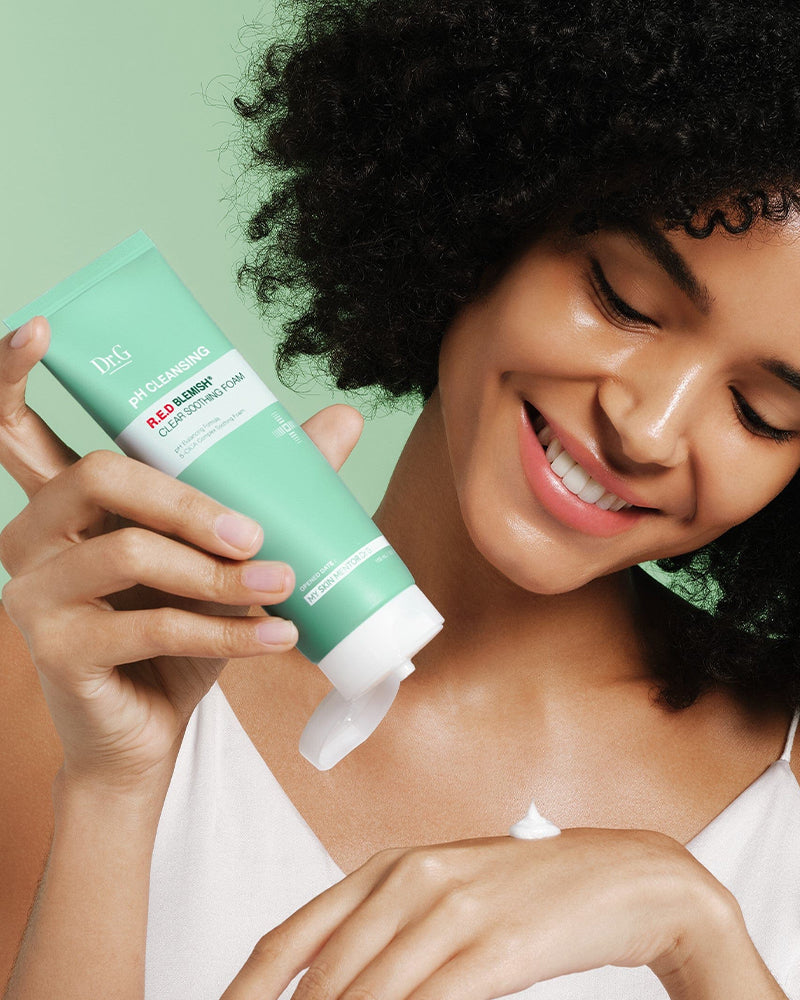 Dr.G pH Cleansing RED Mousse apaisante anti-imperfections