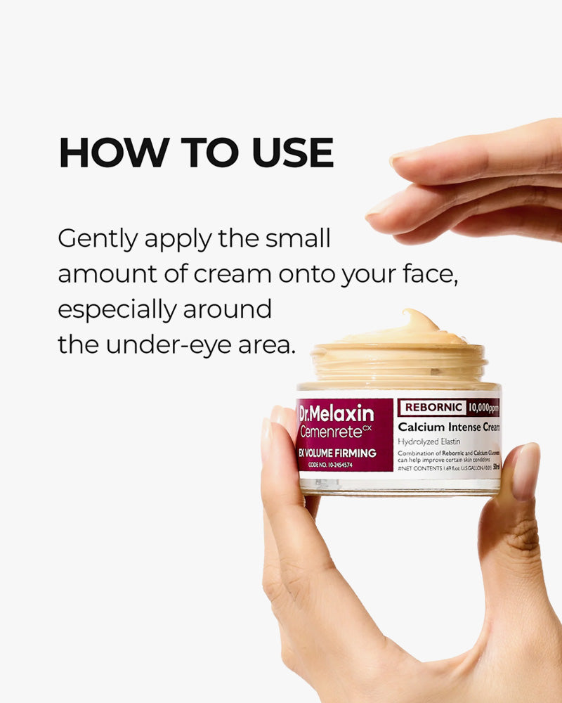Crème intense au calcium Dr. Melaxin Cemenrete
