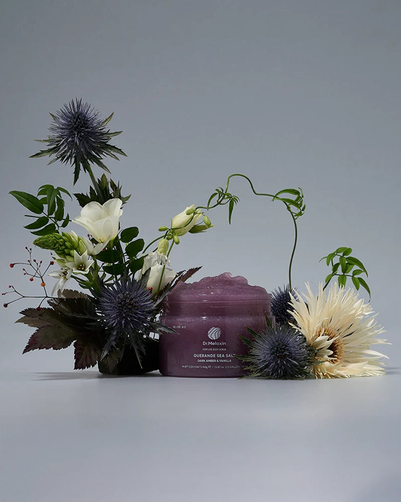 Dr. Melaxin Guerande Sea Salt Perfume Body Scrub #Amber & Vanilla