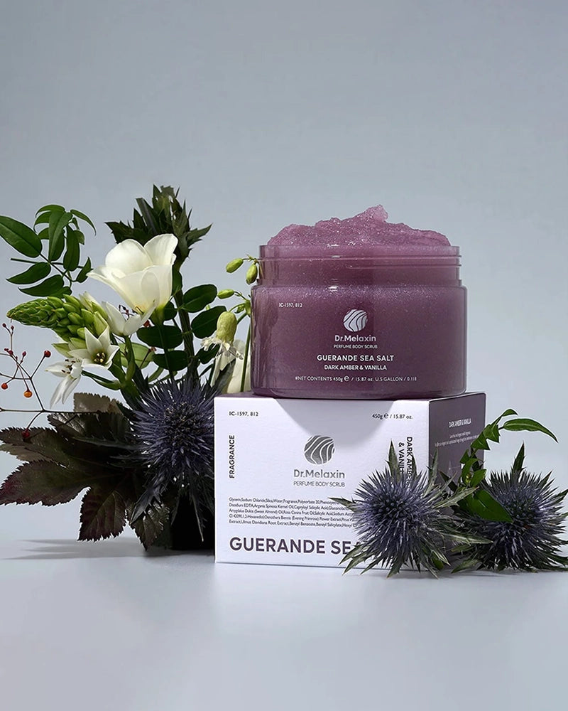 Dr. Melaxin Guerande Sea Salt Perfume Body Scrub #Amber & Vanilla