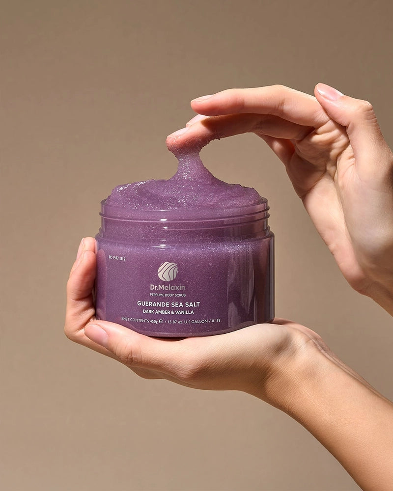 Dr. Melaxin Guerande Sea Salt Perfume Body Scrub #Amber & Vanilla