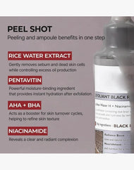 Dr. Melaxin Peel Shot Exfoliating Black Rice Ampoule