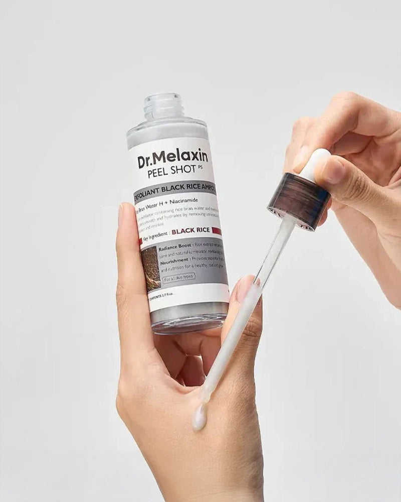 Dr. Melaxin Peel Shot Exfoliating Black Rice Ampoule