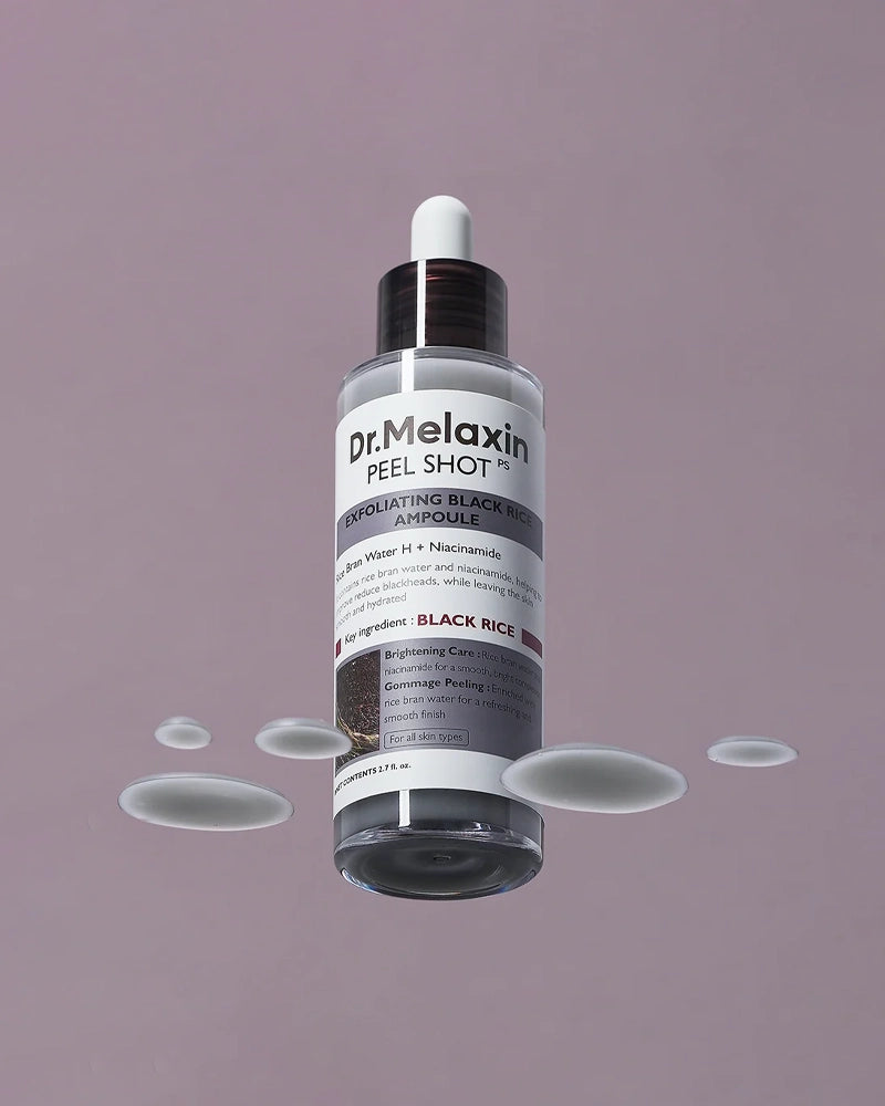 Dr. Melaxin Peel Shot Exfoliating Black Rice Ampoule