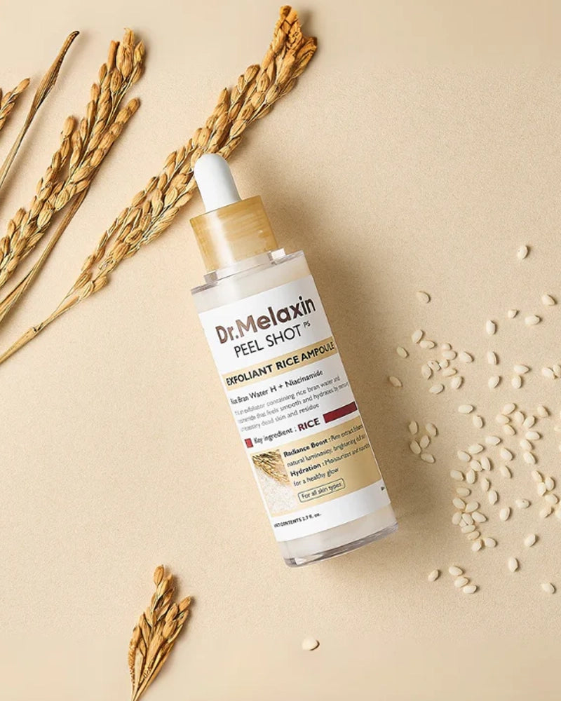 Dr. Melaxin Peel Shot Exfoliating White Rice Ampoule