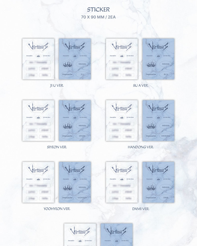 DREAMCATCHER - 10E MINI ALBUM [VirtuouS] (Version POCA) (7 versions)