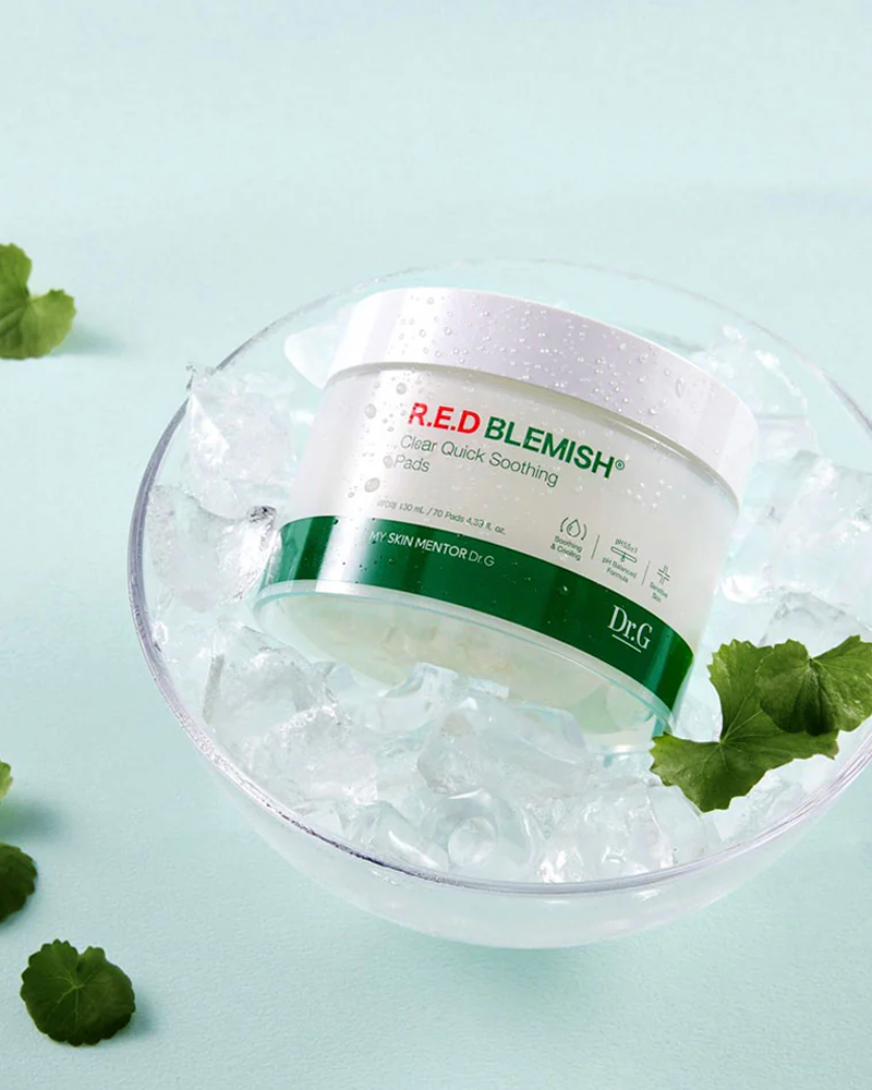 Coussinets apaisants rapides Dr.G RED Blemish Clear