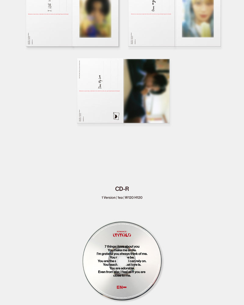 ENHYPEN - 2ND FULL ALBUM [ROMANCE : UNTOLD] (ENGENE Ver.) (7 Versions - Random)