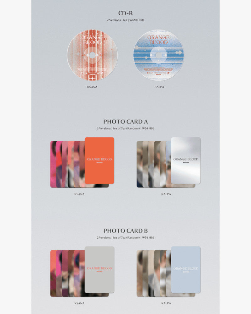 ENHYPEN - 5E MINI ALBUM [ORANGE BLOOD] (2 versions)