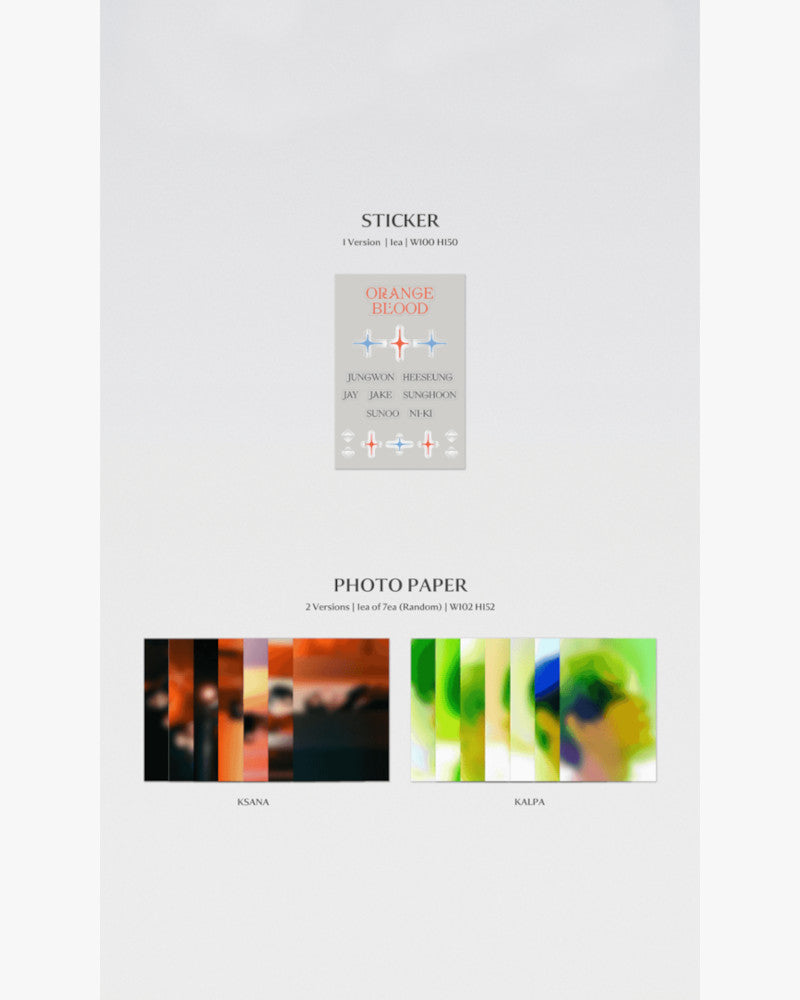 ENHYPEN - 5E MINI ALBUM [ORANGE BLOOD] (2 versions)