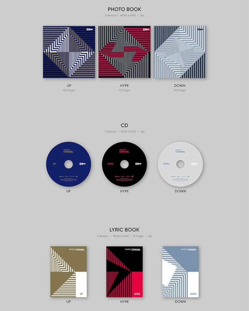 ENHYPEN - BORDER : CARNAVAL (3 versions)