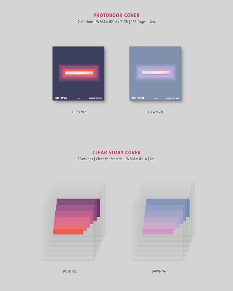ENHYPEN - BORDER : JOUR UN (2 versions)