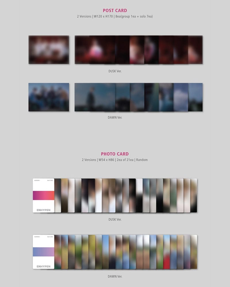 ENHYPEN - BORDER : JOUR UN (2 versions)
