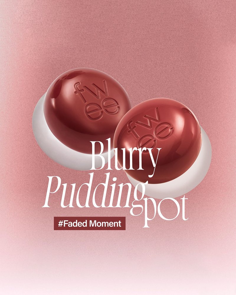 Fwee Blurry Pudding Pot pour les lèvres et les joues : Faded Moment