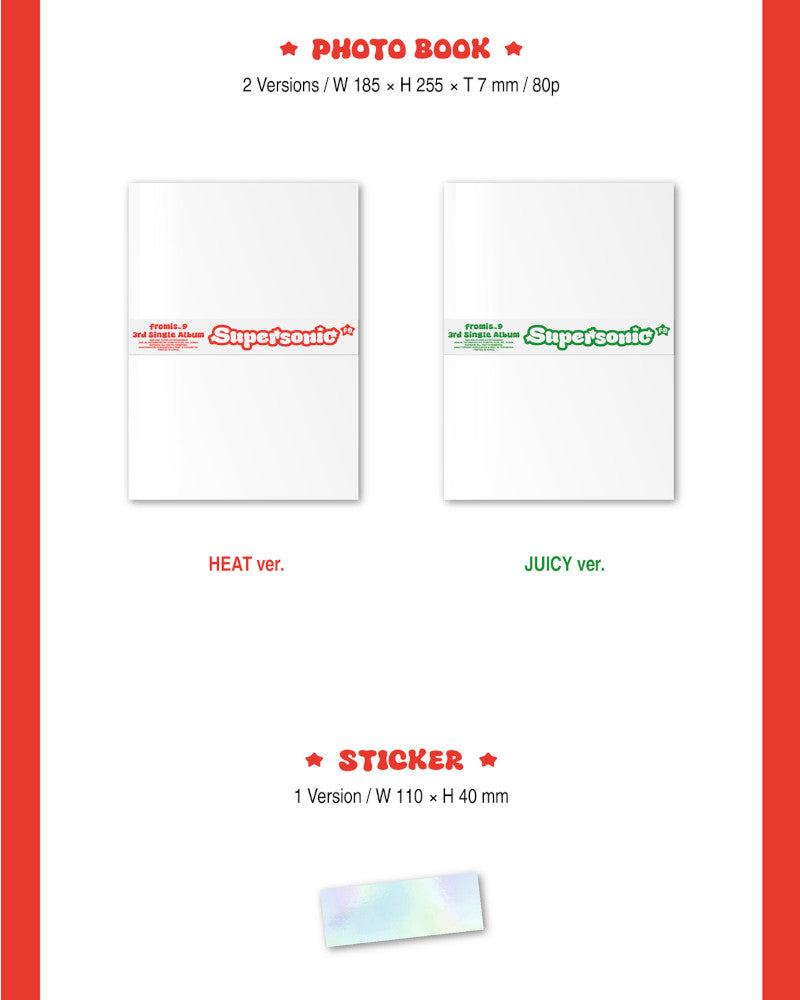 fromis_9 - 3RD SINGLE ALBUM [Supersonic] (2 Versions)