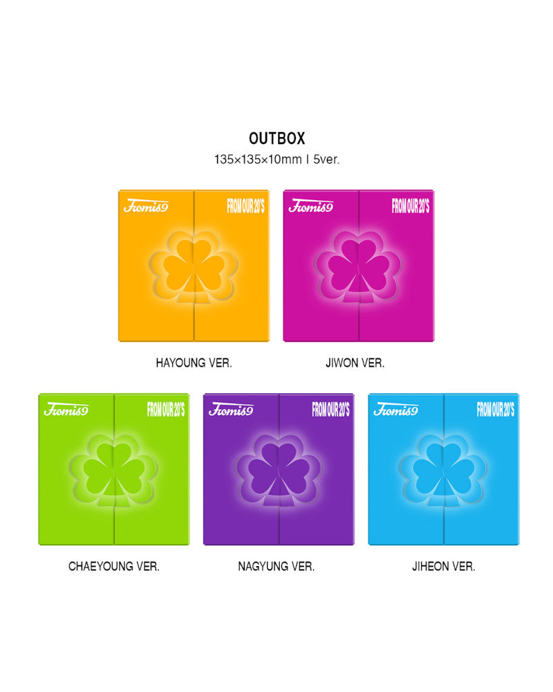 fromis_9 - 6e mini-album 'From Our 20's' [Version Digipack] (5 versions)