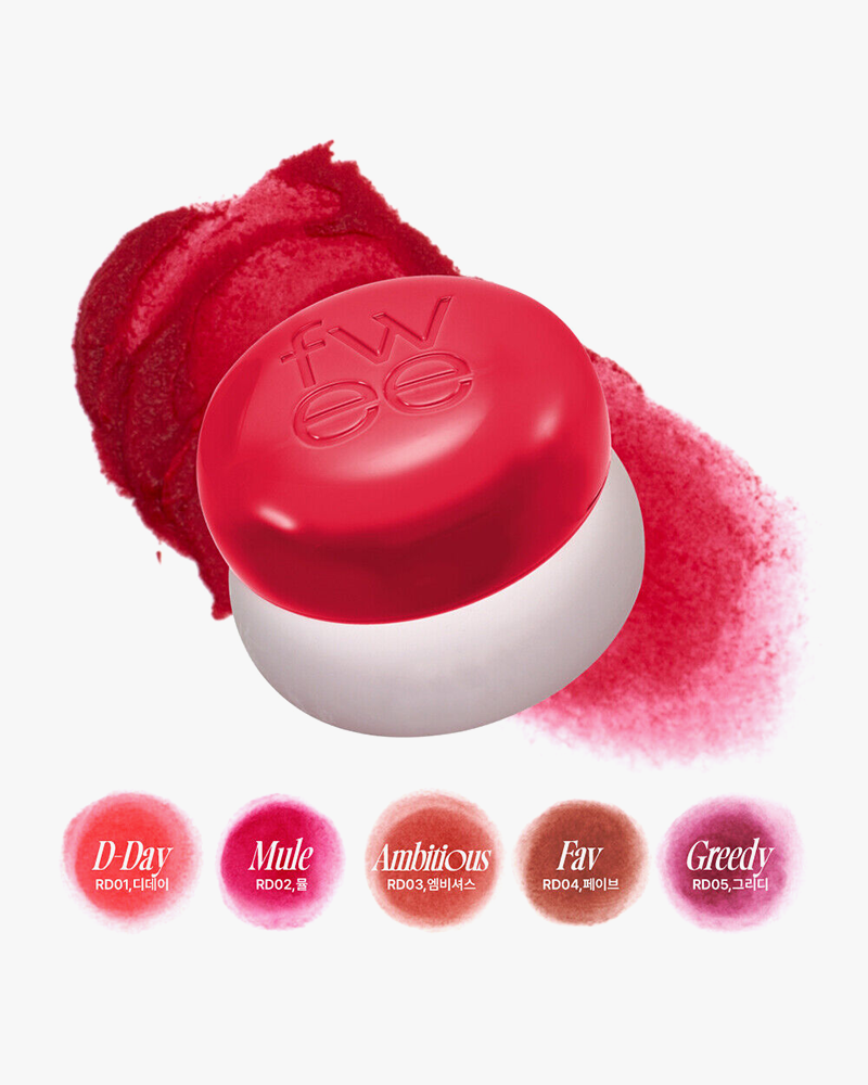 Get a Bold Look with fwee Lip & Cheek Blurry Pudding Pot: Reddish Moment