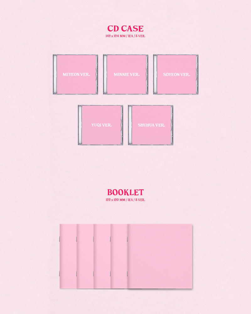 (G)I-DLE - 6th Mini Album [I feel] (Jewel Case Ver.) (5 Versions)