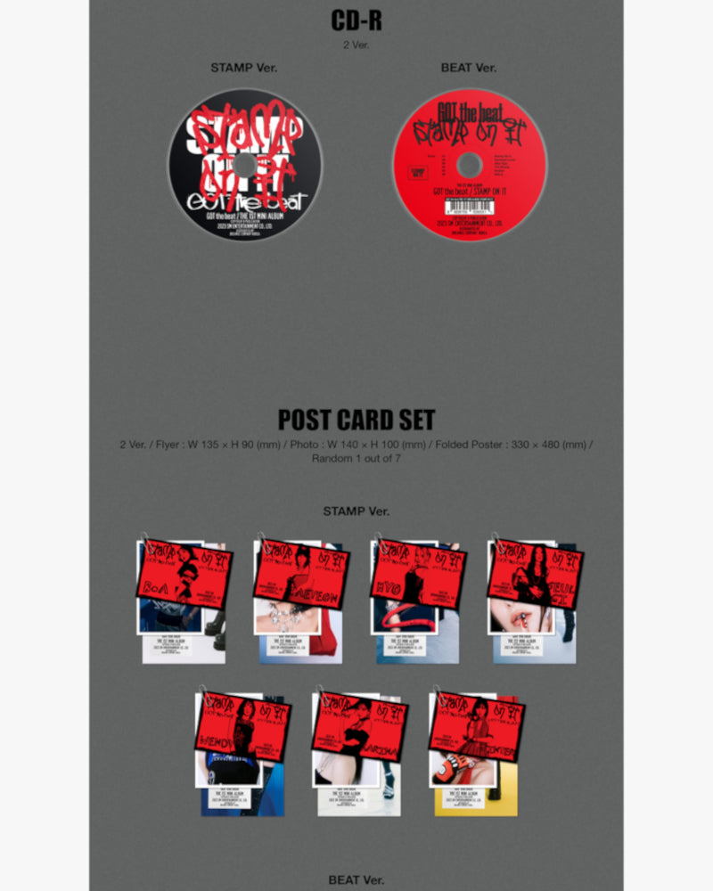 GOT the beat - 1er mini album [Stamp On It] (2 versions)