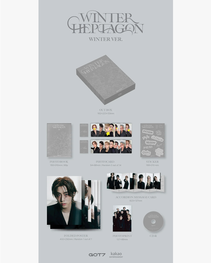 GOT7 - Mini Album [WINTER HEPTAGON] (2 Versions)