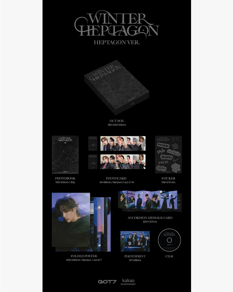GOT7 - Mini Album [WINTER HEPTAGON] (2 Versions)