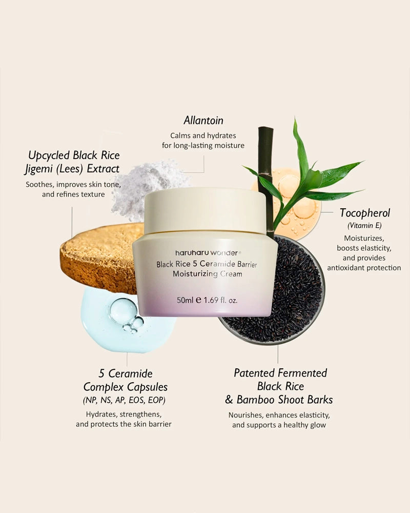 haruharu wonder Black Rice 5 Ceramide Barrier Moisturizing Cream