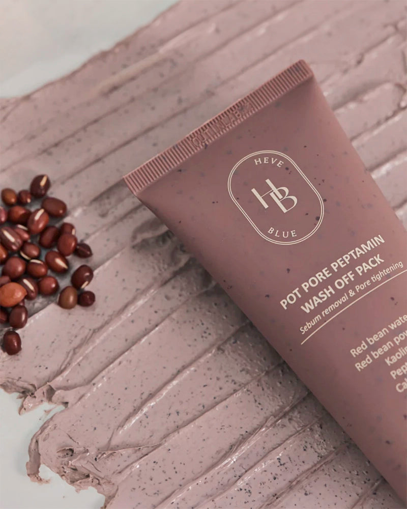 HEVEBLUE Pot Pore Peptamin Wash Off Pack