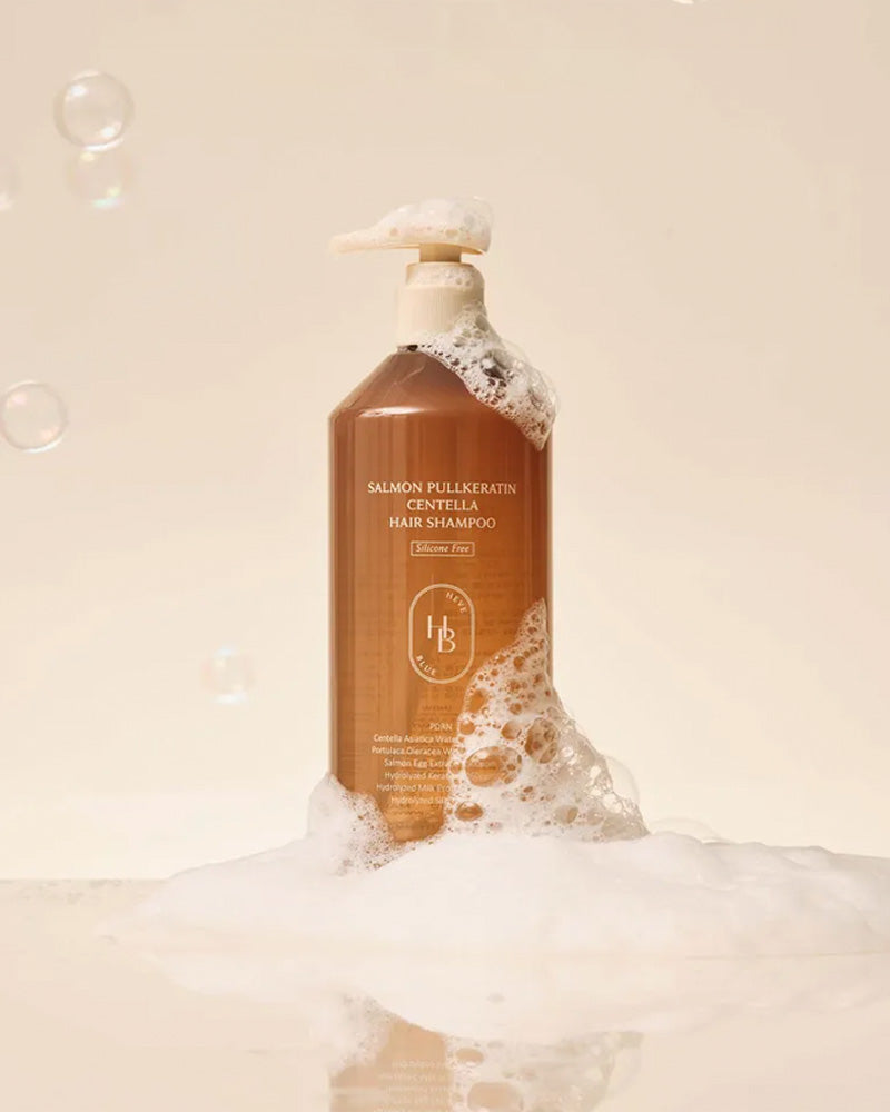 HEVEBLUE Salmon Pullkeratin Centella Hair Shampoo