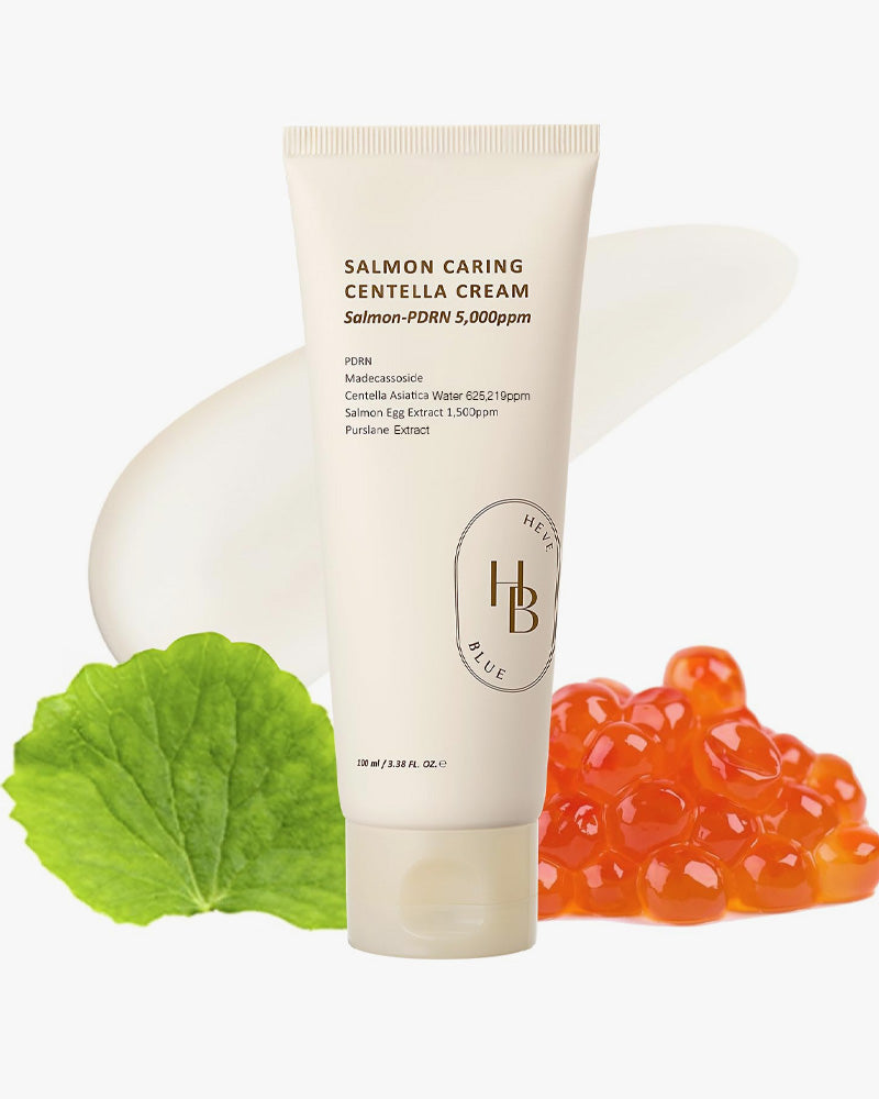 Crème Centella Soin au Saumon HEVEBLUE