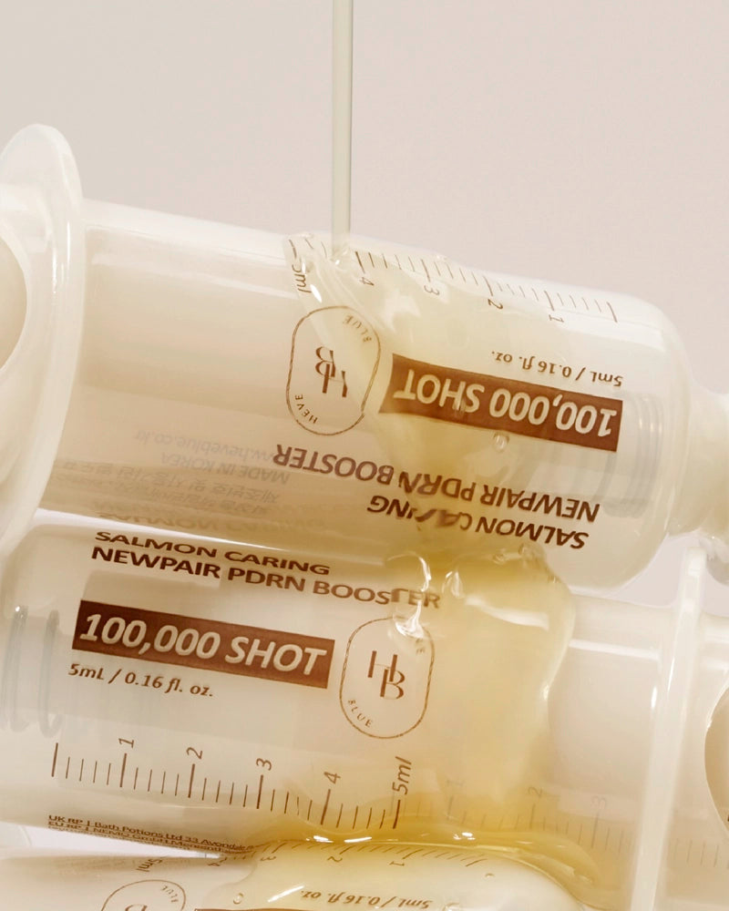 HEVEBLUE Saumon Soin Newpair PDRN Booster 100 000 Shot Essence