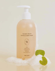 Gel douche fruité au saumon et à la centella HEVEBLUE