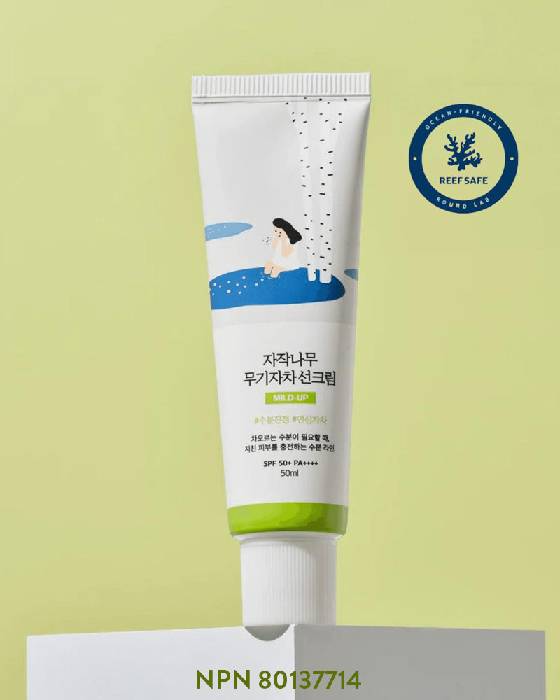 Crème solaire douce au bouleau ROUND LAB