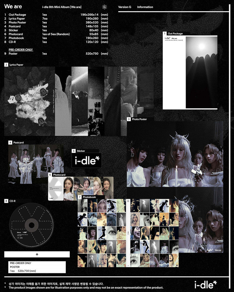 i-dle - 8th mini album [We are] (3 Versions)