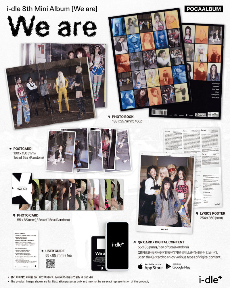i-dle - 8th mini album [We are] (POCAALBUM) (Photobook Ver.)