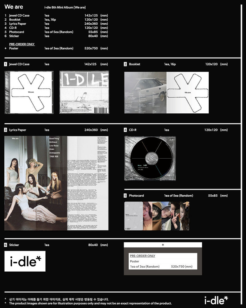 i-dle - 8th mini album [We are] (Special Jewel Ver.)