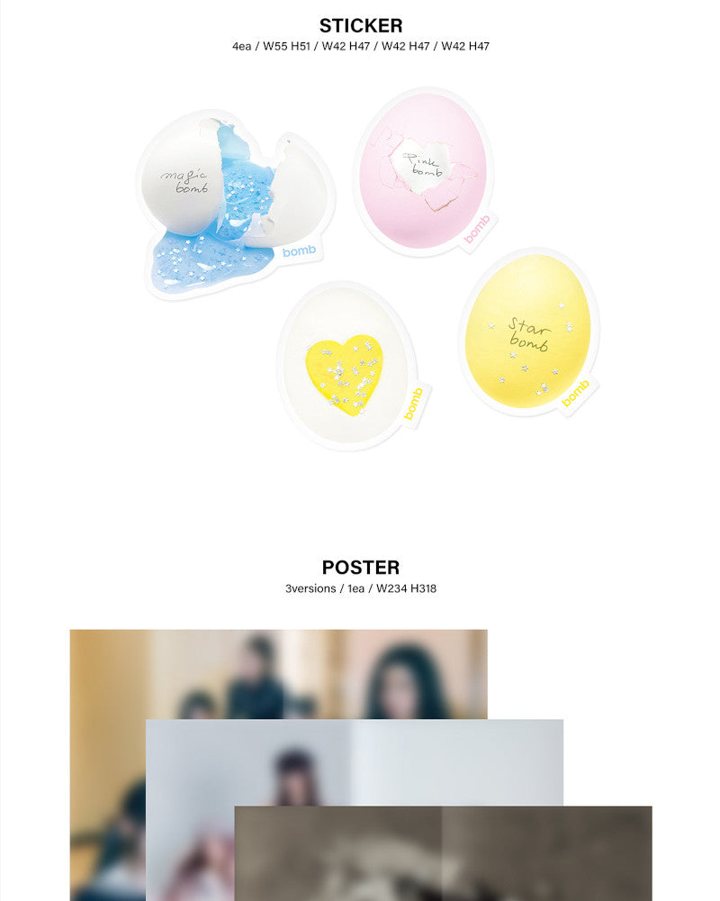 ILLIT - 3rd Mini Album [bomb] (3 Versions)