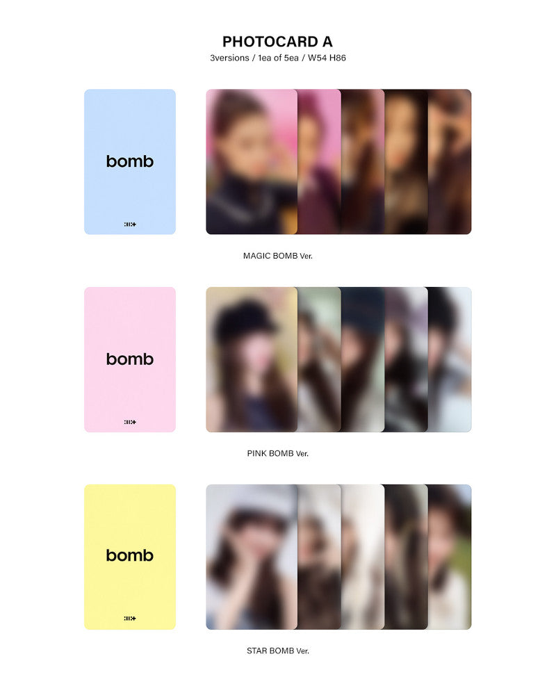 ILLIT - 3rd Mini Album [bomb] (3 Versions)