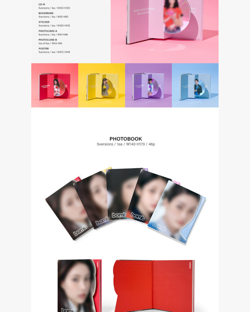 ILLIT - 3rd Mini Album [bomb] (GLLIT ver.) (5 Versions)