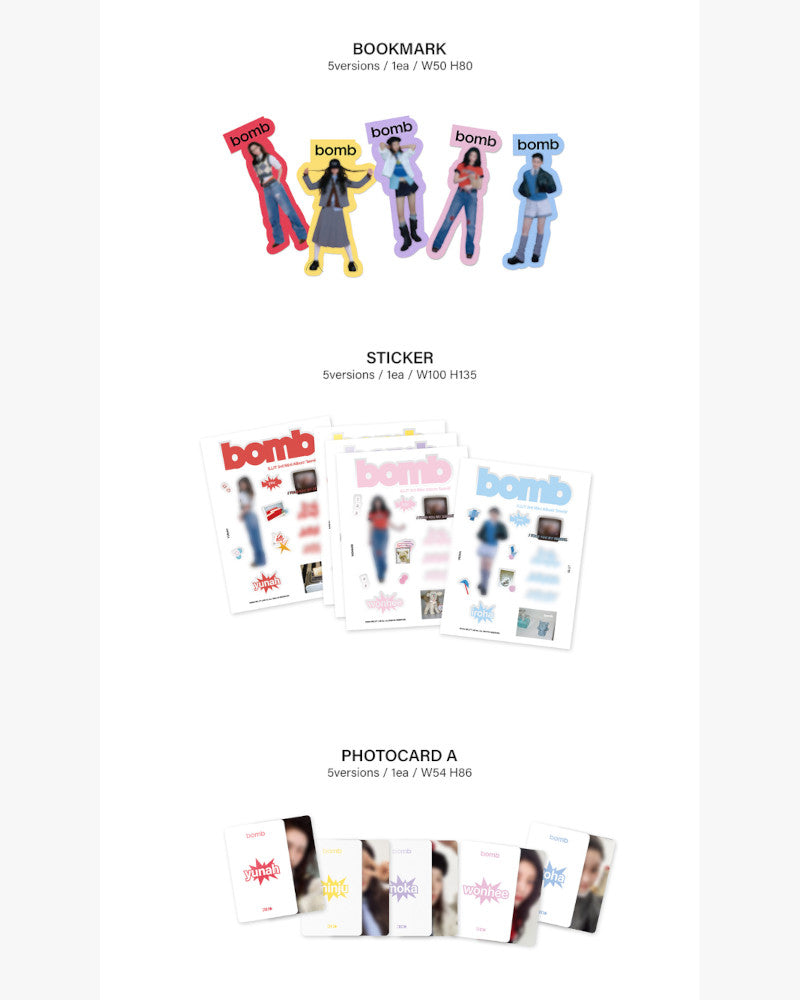 ILLIT - 3rd Mini Album [bomb] (GLLIT ver.) (5 Versions)