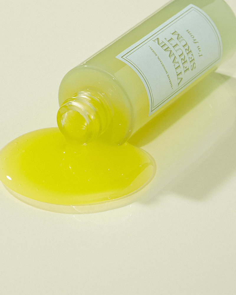 Je viens du sérum aux vitamines et aux fruits