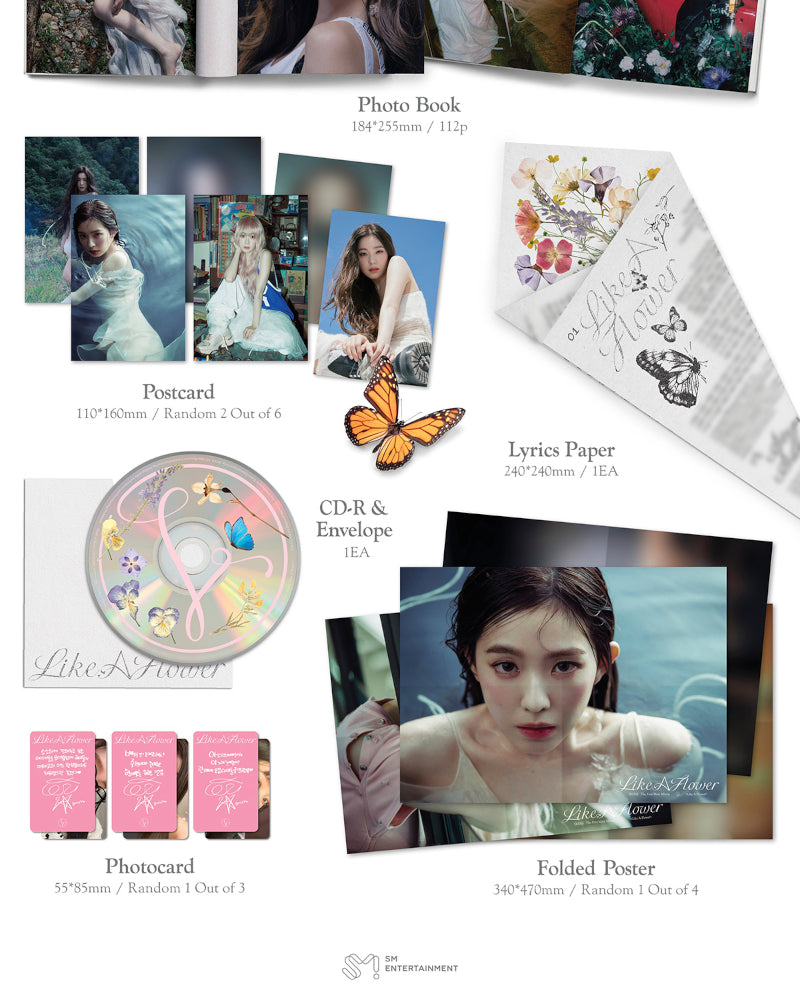 IRENE (Red Velvet) - 1er mini album [Like A Flower] (Version livre photo)