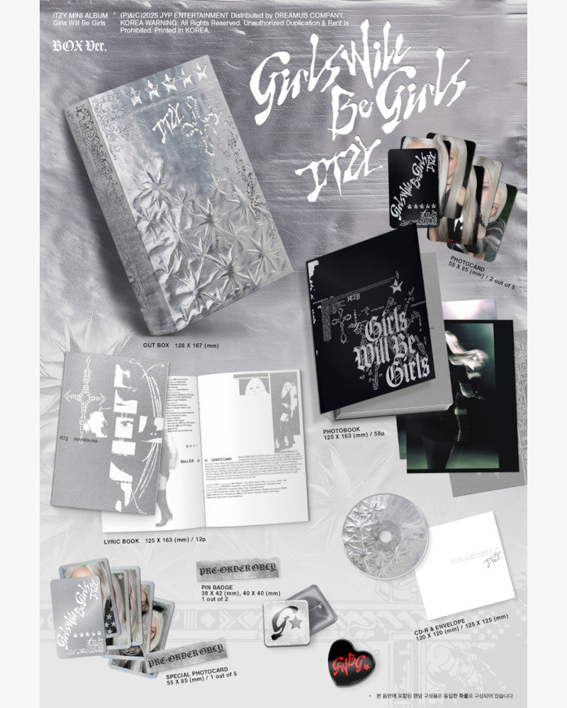 ITZY - [Girls Will Be Girls] (Box Ver.)