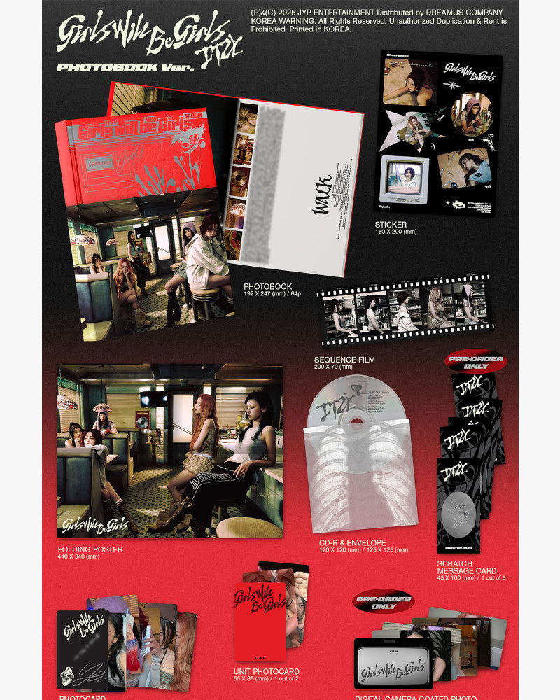 ITZY - [Girls Will Be Girls] (Photobook Ver.)