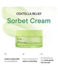 Crème sorbet apaisante à la centella iUNIK