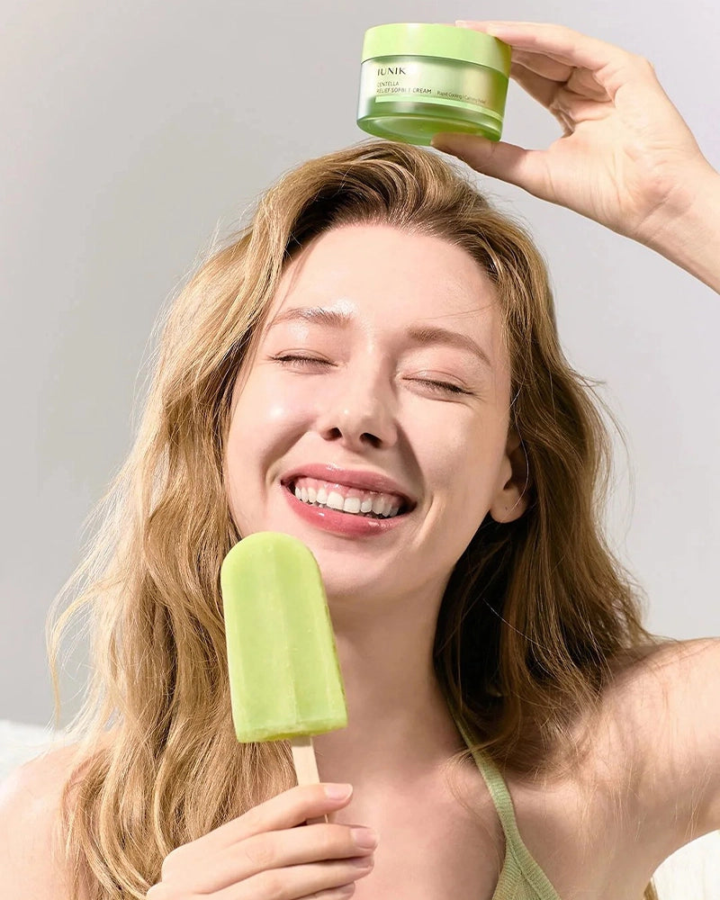 Crème sorbet apaisante à la centella iUNIK