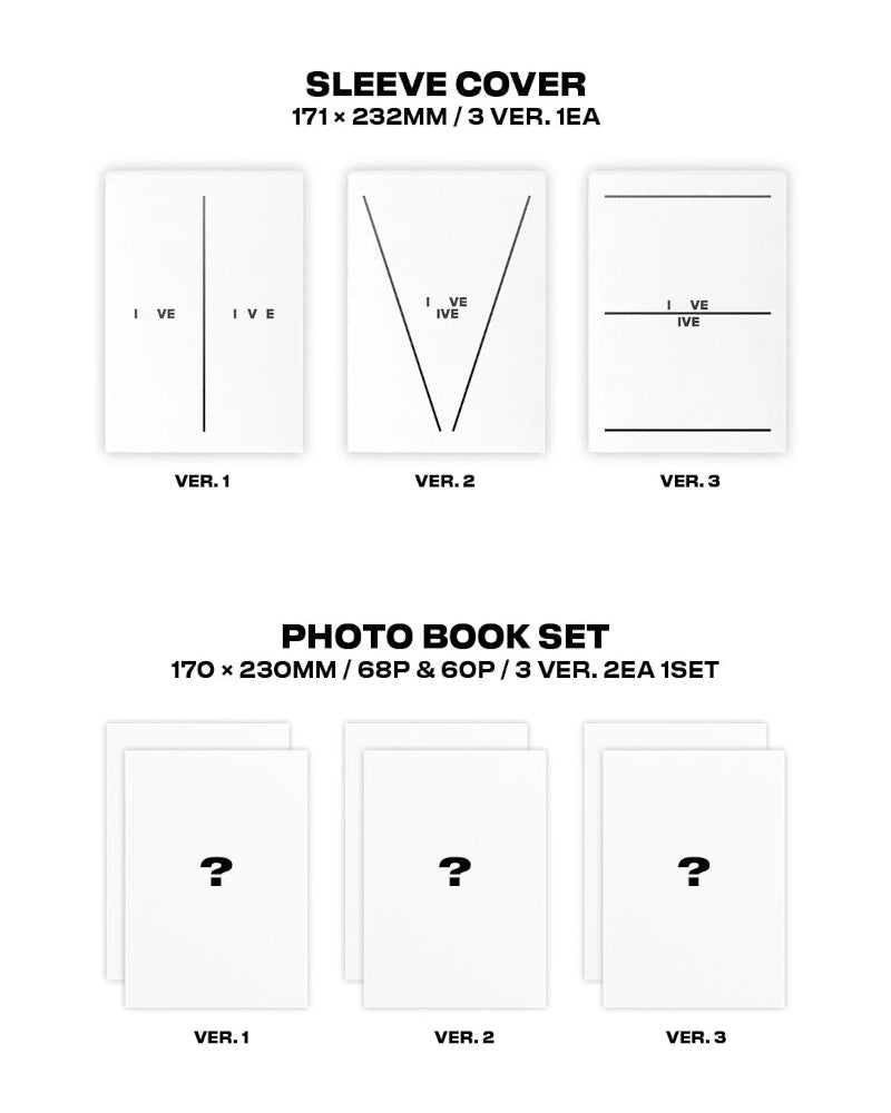 IVE - VOL.1 [I'VE IVE] (3 versions)