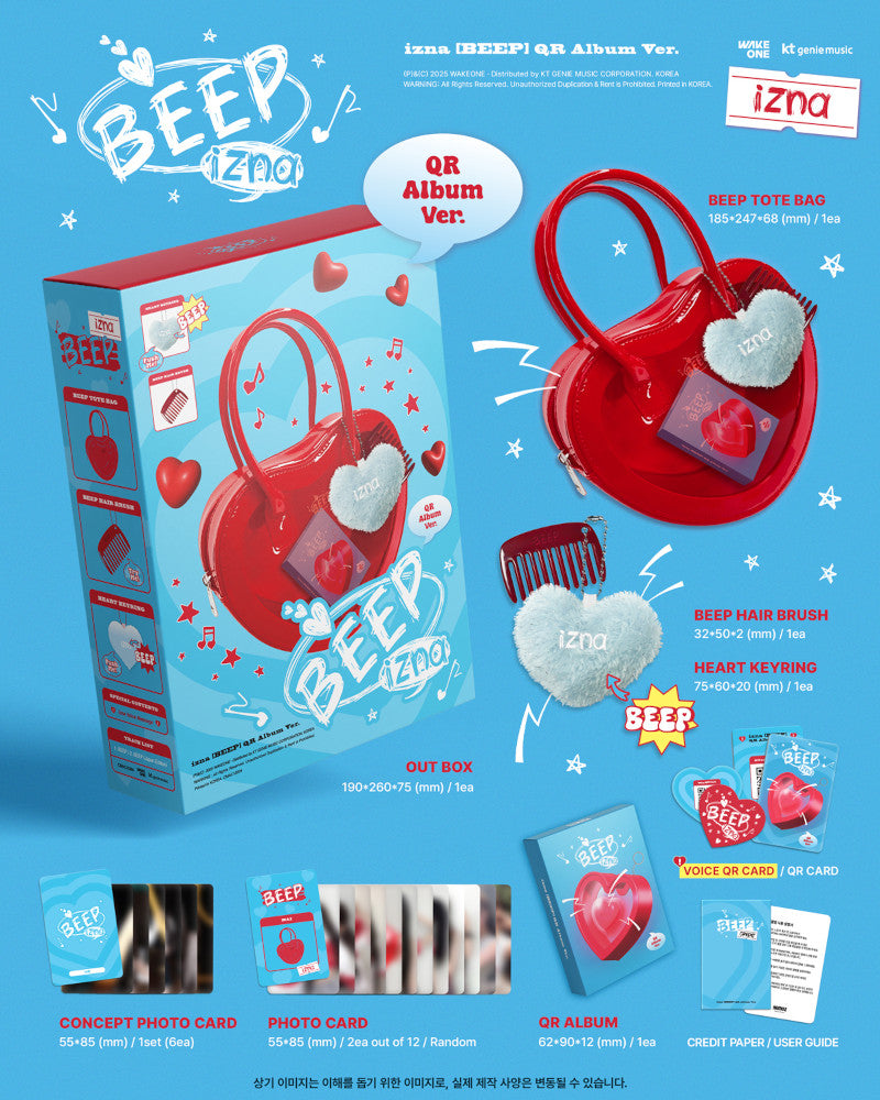 izna - Single Album [BEEP] (QR Album Ver.) (Limited Ver.)