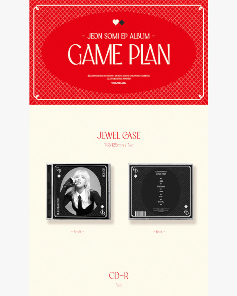 JEON SOMI - 1ER MINI ALBUM [GAME PLAN] (Version Jewel)