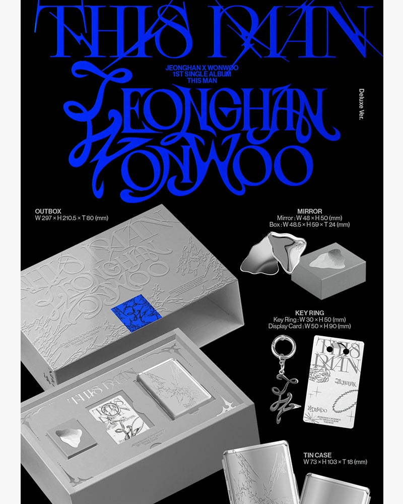 JEONGHANXWONWOO (SEVENTEEN) - 1ER ALBUM SINGLE [THIS MAN] (Version Deluxe)