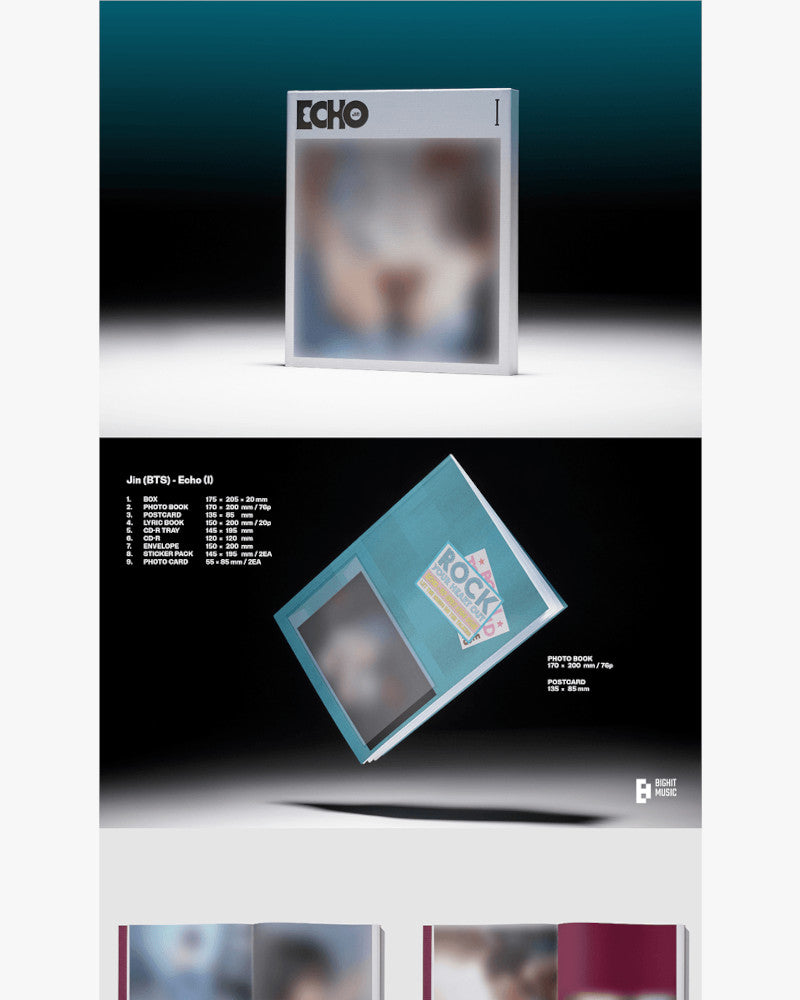 JIN (BTS) - 2e mini-album 'Echo' (3 versions)